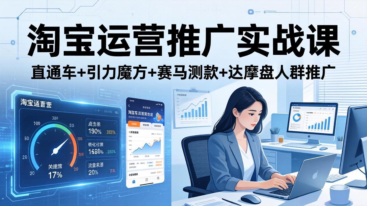 淘宝运营推广实战课(更新26年3月-俊哥
