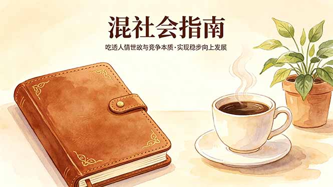 付费文章：混社会指南，吃透人情世故与竞争本质，实现稳步向上发展-俊哥